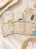 Personalised Wooden Height Chart - Ocean