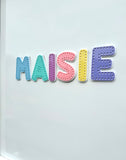 Stitched Style Acrylic Letters