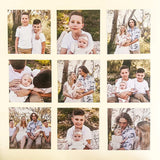 Square photo wall decals - set of 9