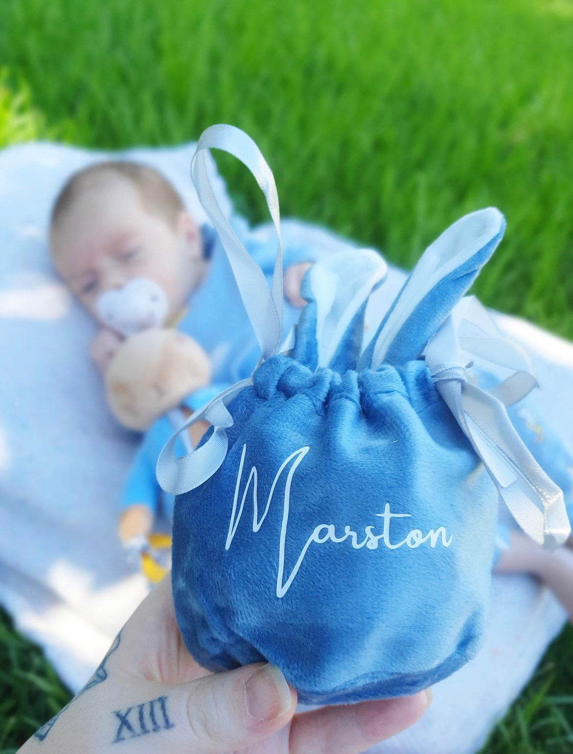 Velvet Easter gift bags - 4 Little Dreamers