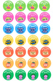 Teachers personalised stickers