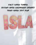 Wildflower - Themed letters
