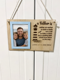 Personalised Hanging Photo Frame