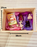 Personalised Wooden Keepsake box - Flower design