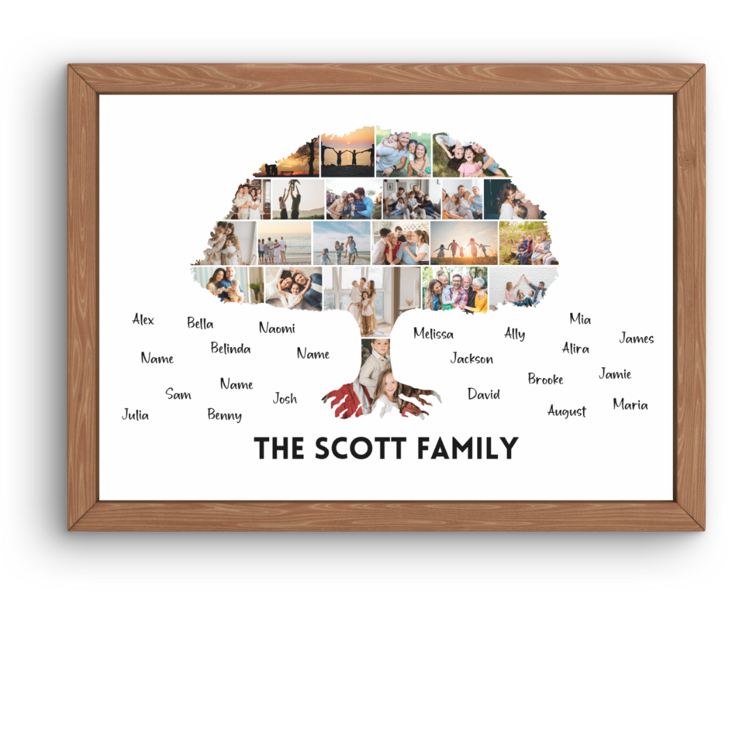 Family tree print