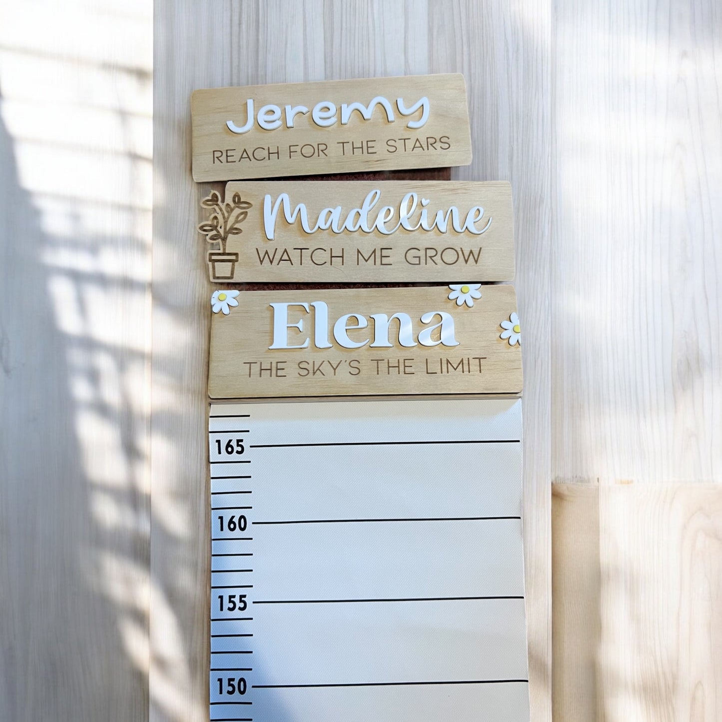 Height chart canvas style