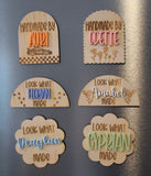 Personalised art work magnets