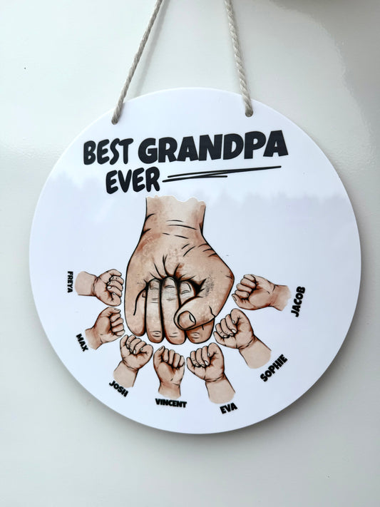 Best Ever - Fist Bump plaque