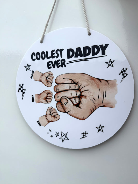 Coolest Ever - Fist Bump plaque