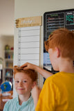 Height chart canvas style