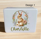 Personalised Easter tin box