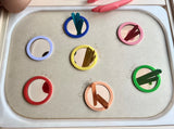 Colour sorting - FLISAT/TROFAST insert for Large tub - 4 Little Dreamers
