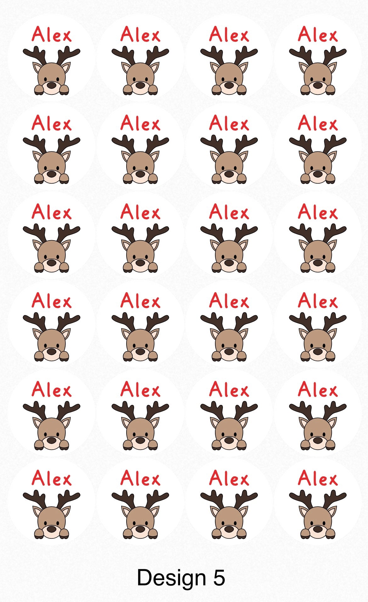 Christmas personalised labels - 4 Little Dreamers