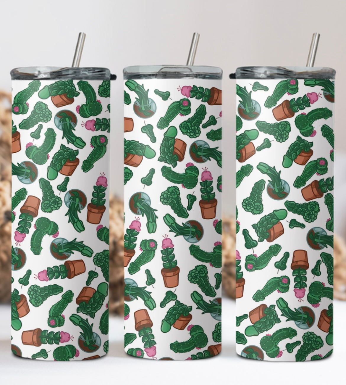 Penis plant tumbler - 4 Little Dreamers