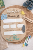 Interchangable first day/last day board - Surfing design