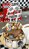Race car cake topper