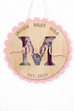Family keepsake sign