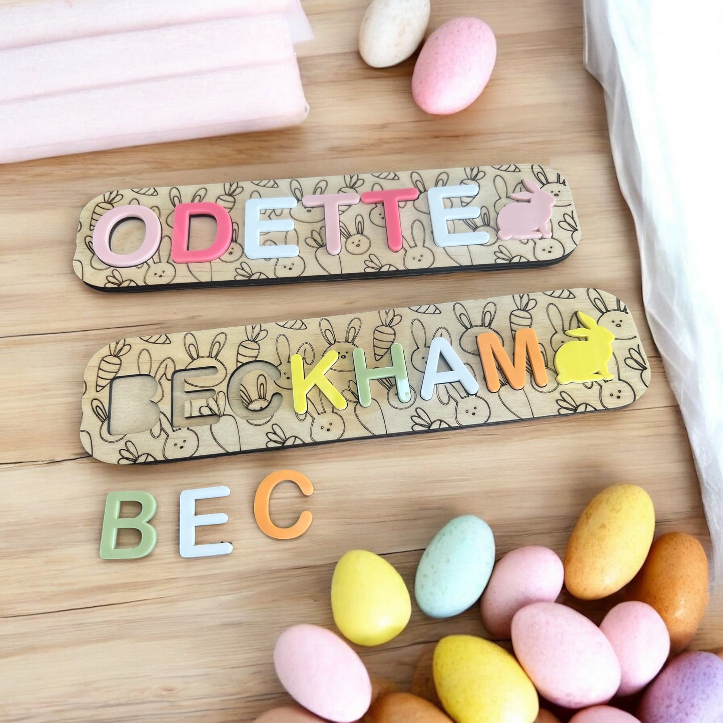 Easter name puzzles