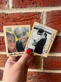 Wooden photo magnets - 4 Little Dreamers