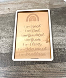Mirror affirmations