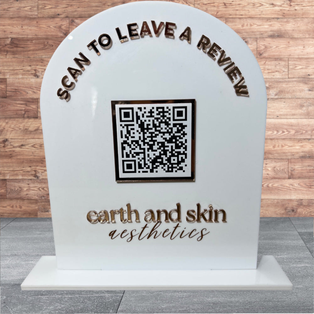 Acrylic review sign - 4 Little Dreamers