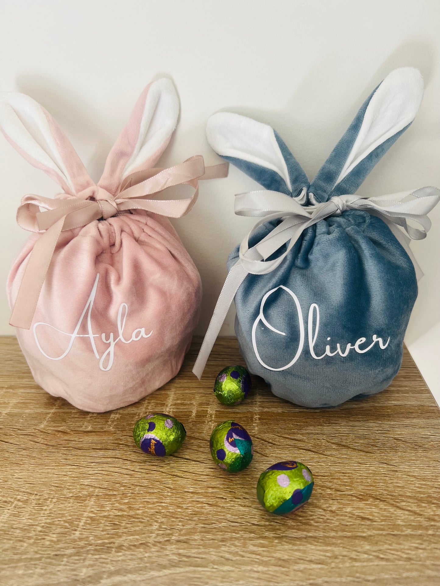 Velvet Easter gift bags - 4 Little Dreamers