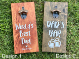 Wall mounted bottle openers - 4 Little Dreamers