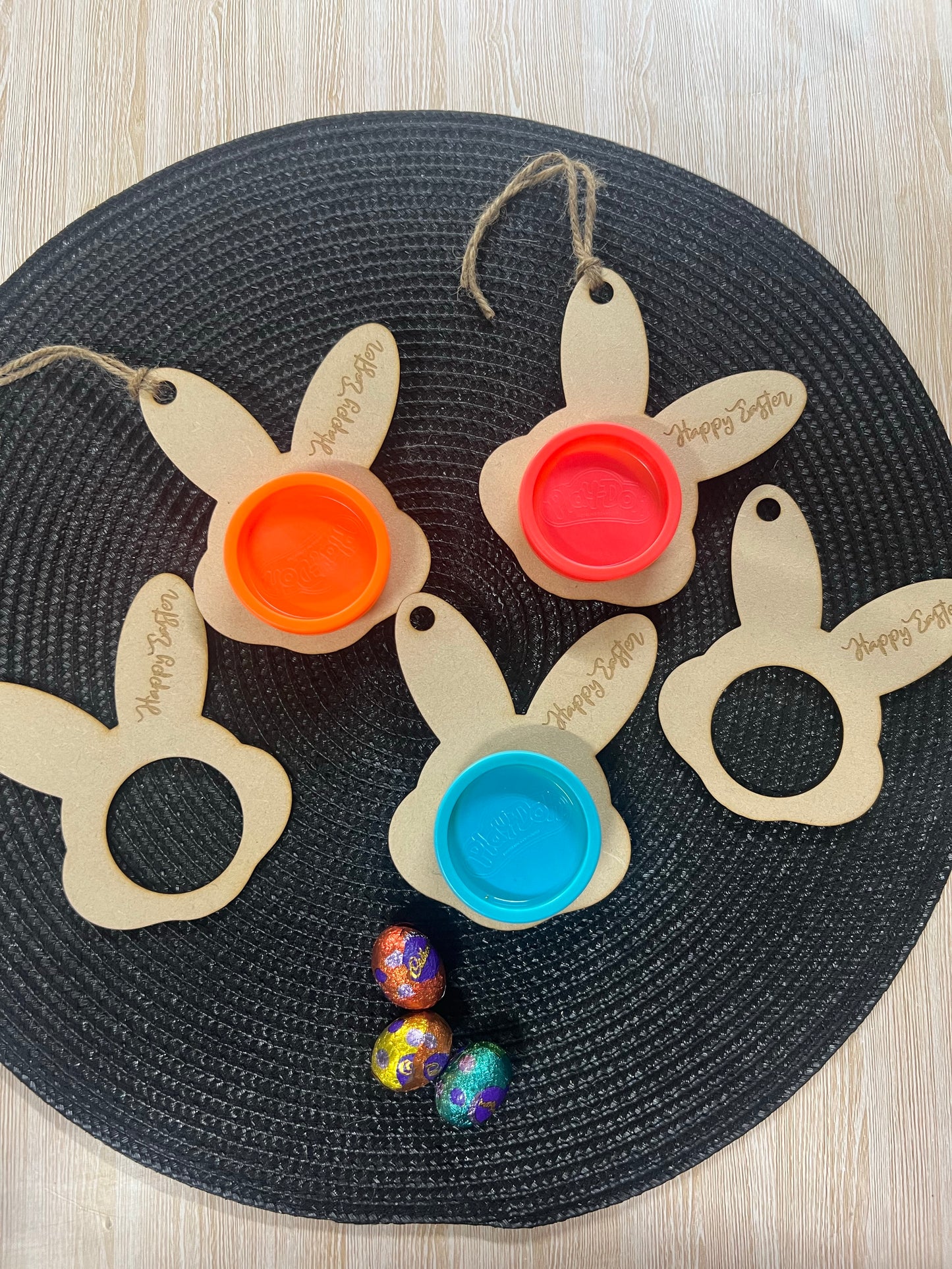 Easter play doh holders - 4 Little Dreamers