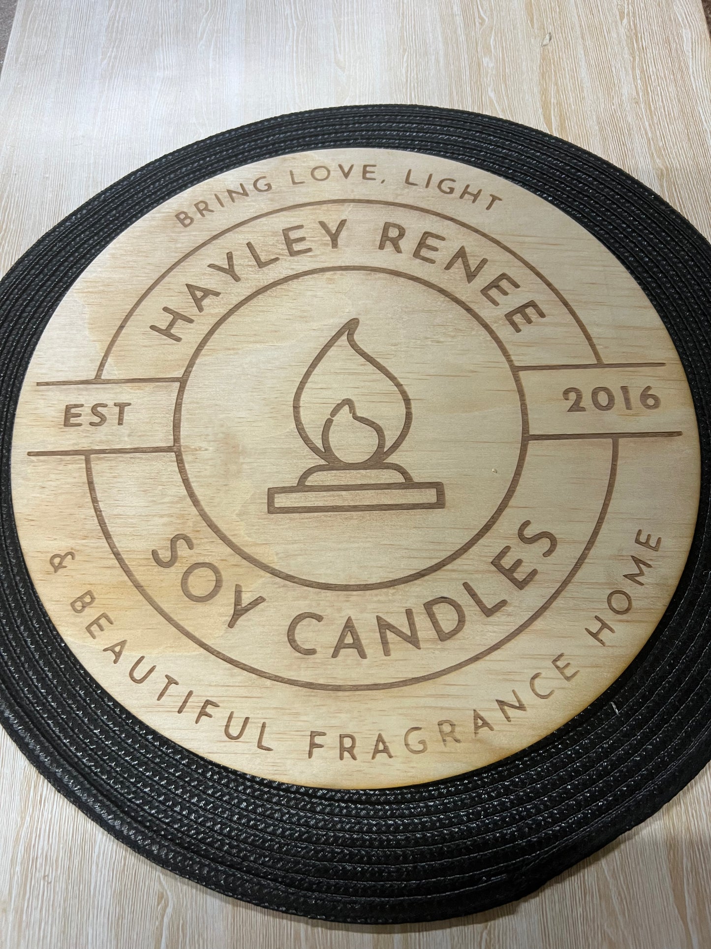 Timber business plaques - 4 Little Dreamers