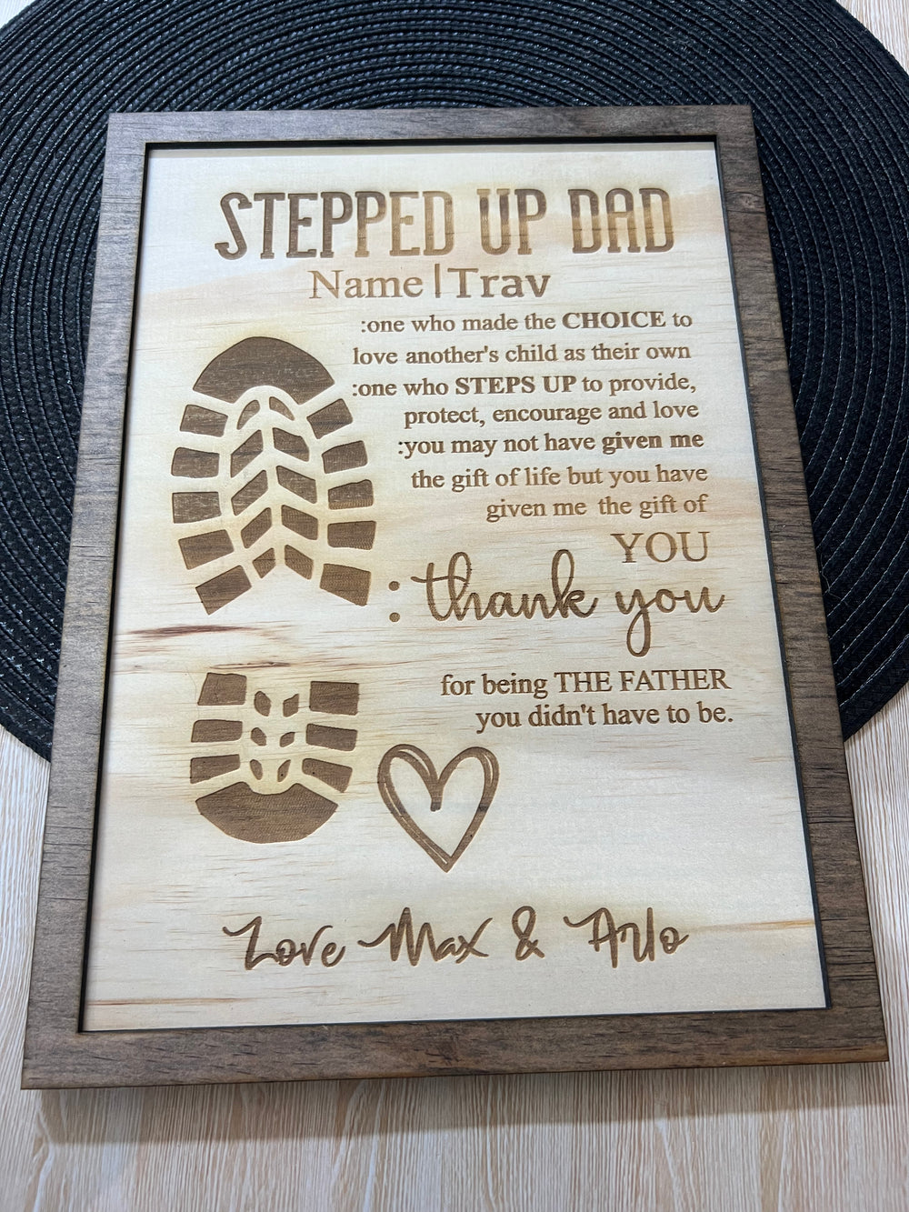 Dad plaques - 4 Little Dreamers