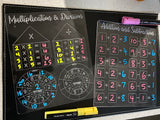 Educational maths wipe boards - 4 Little Dreamers