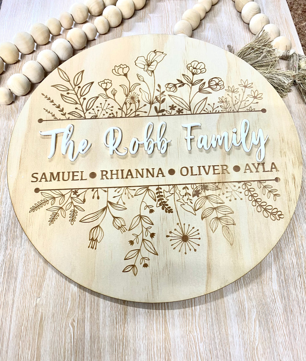 Family plaques - 4 Little Dreamers