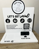 Acrylic square reader stand - 4 Little Dreamers