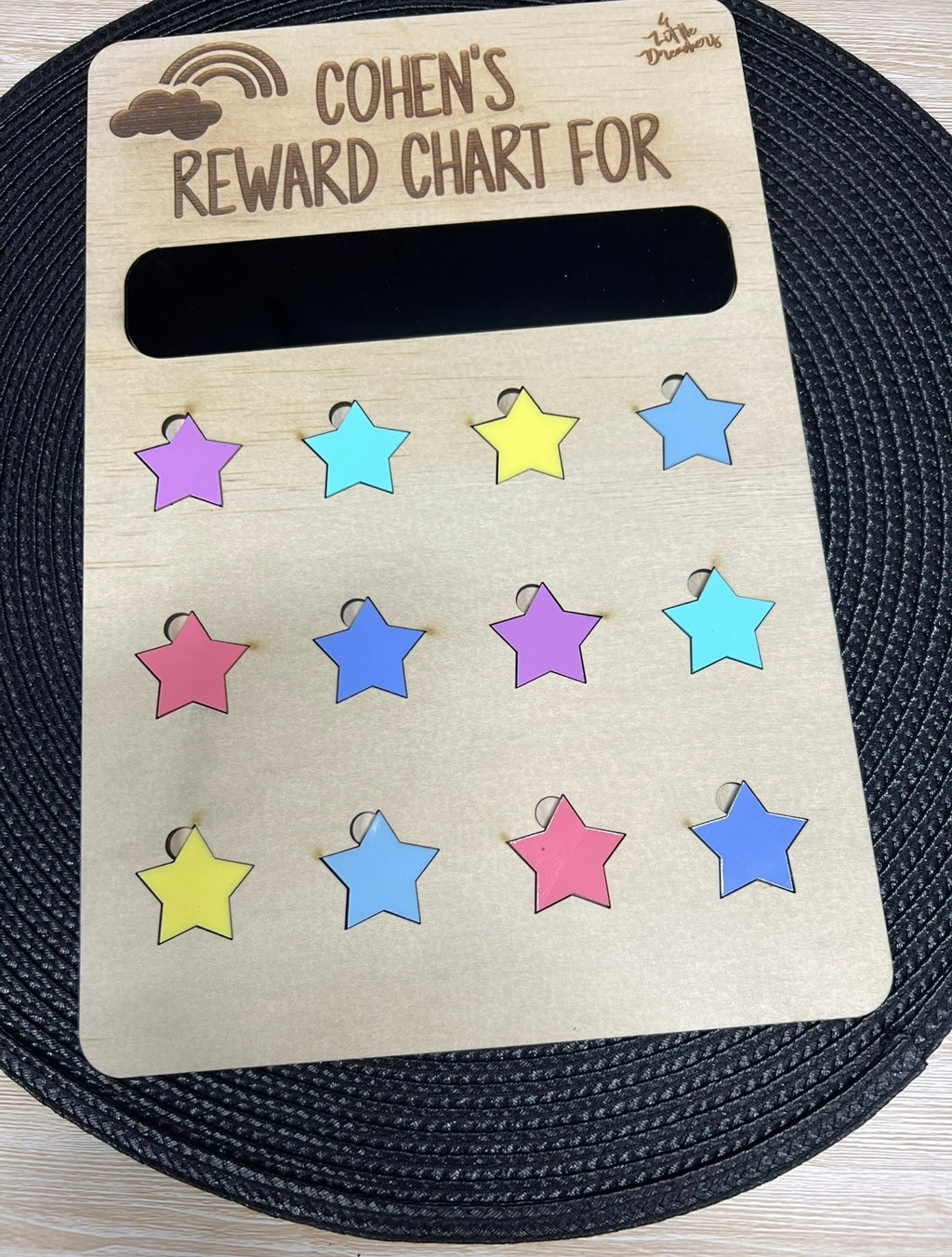 Reward chart (12 stars)