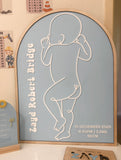 1:1 Scale Baby Birth plaque