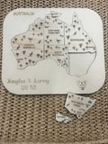 Personalised Australia puzzle - 4 Little Dreamers