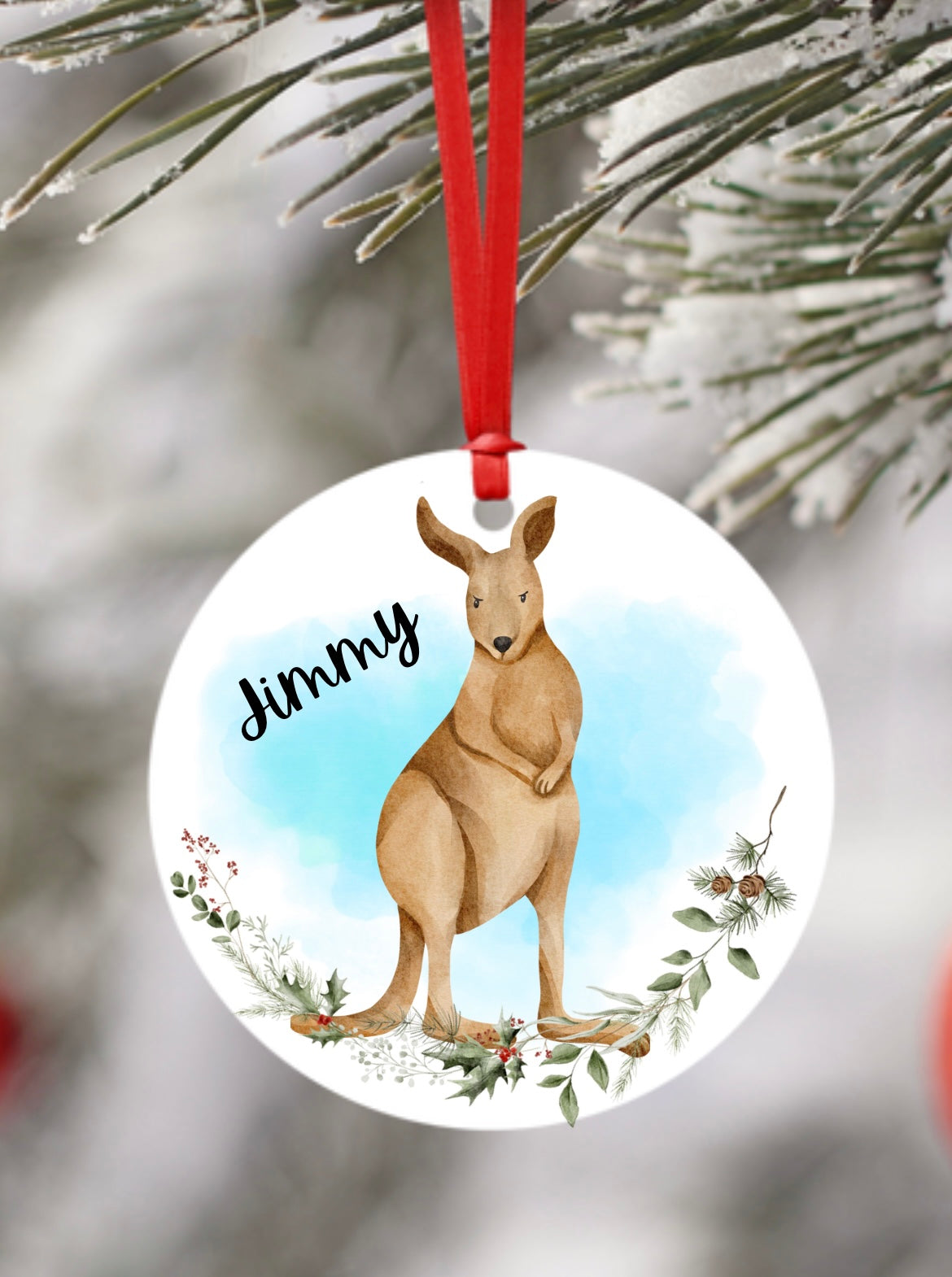 Australian themed Christmas ornaments