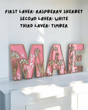 Wildflower - Themed letters