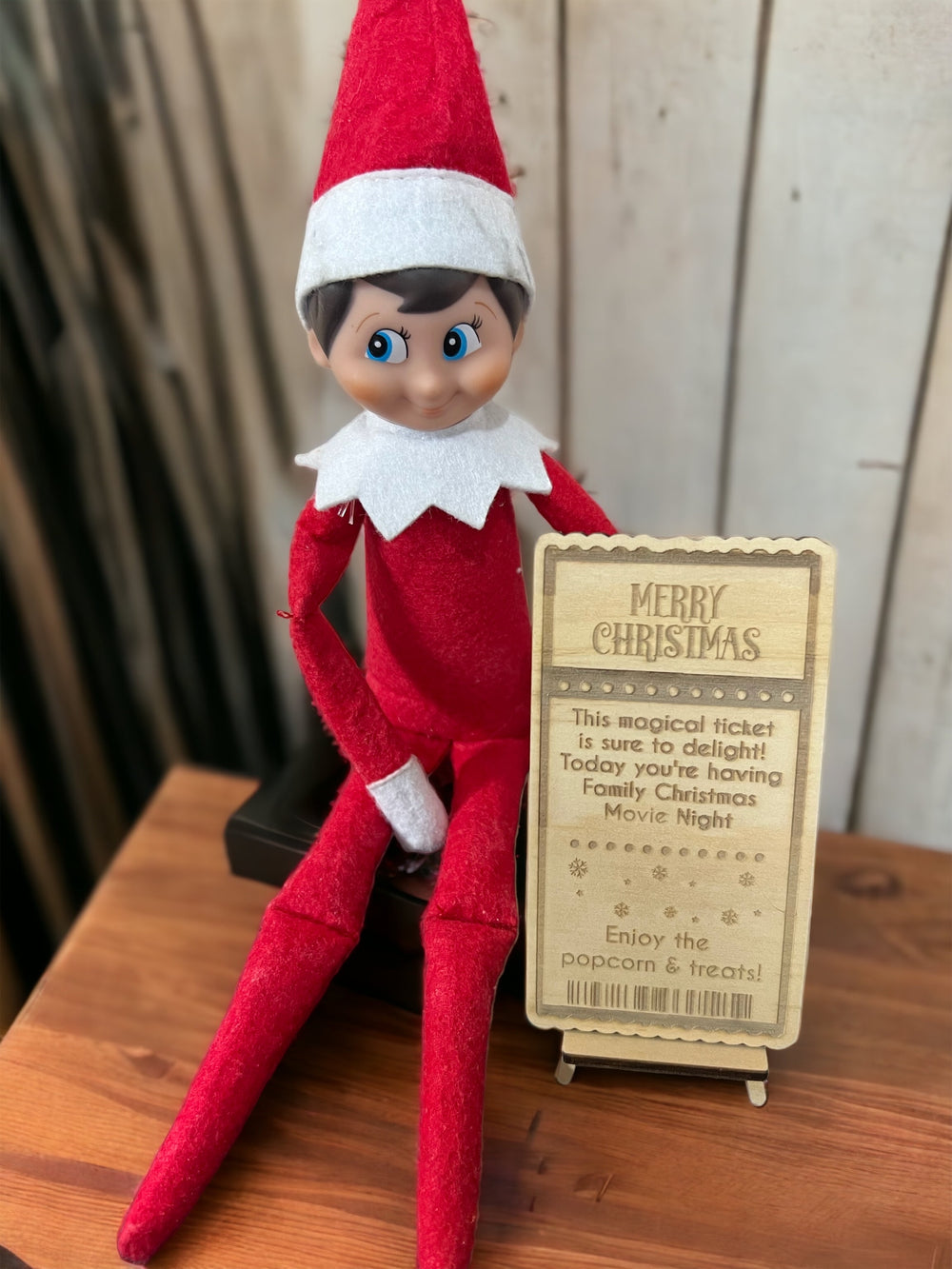 Elf prop - movie night ticket - 4 Little Dreamers