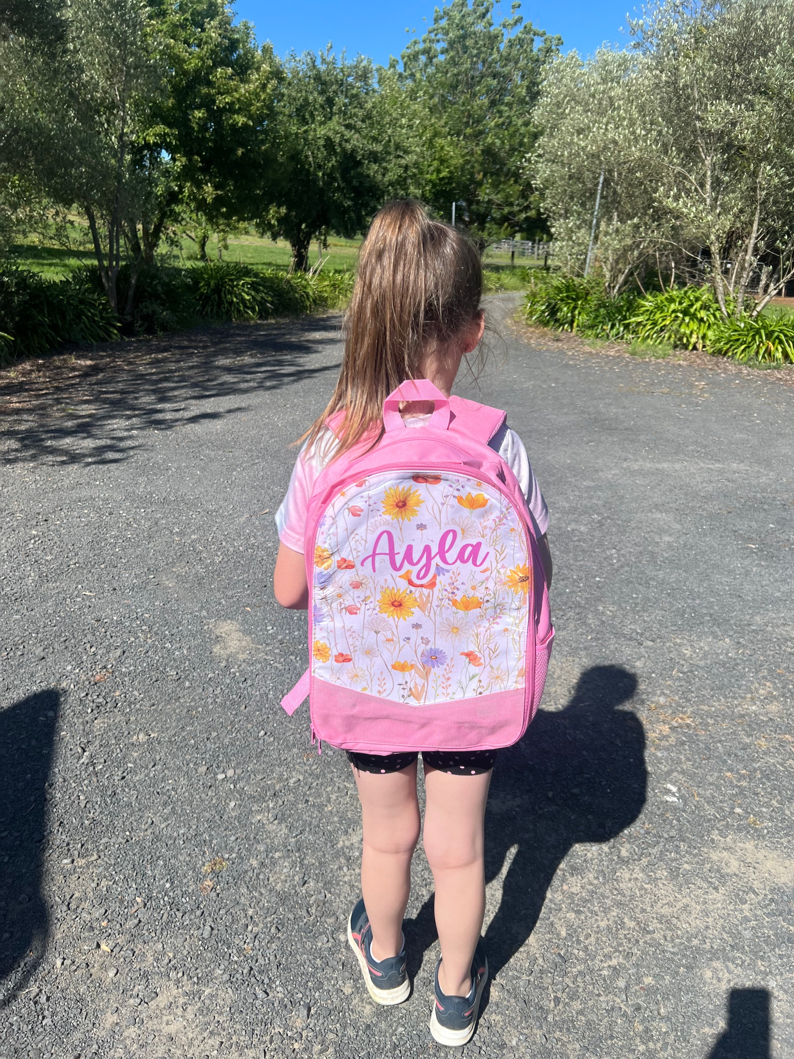 Personalised kids backpack