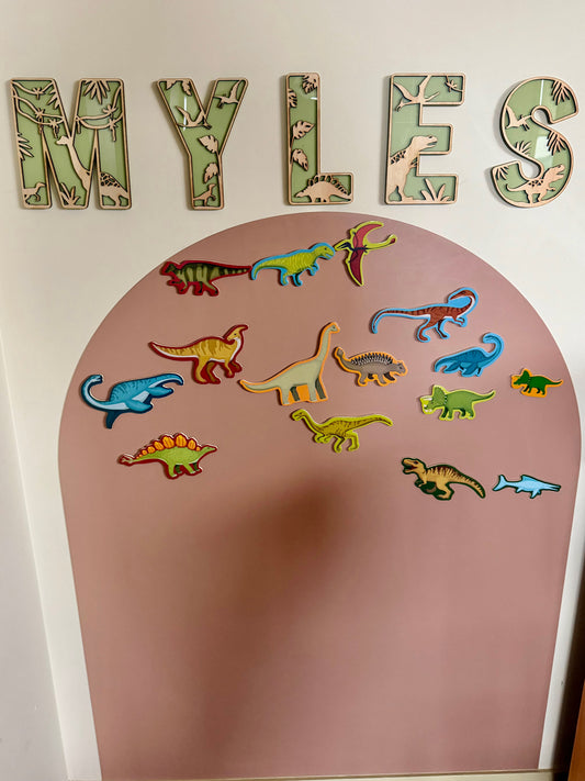 Dinosaur - Themed letters