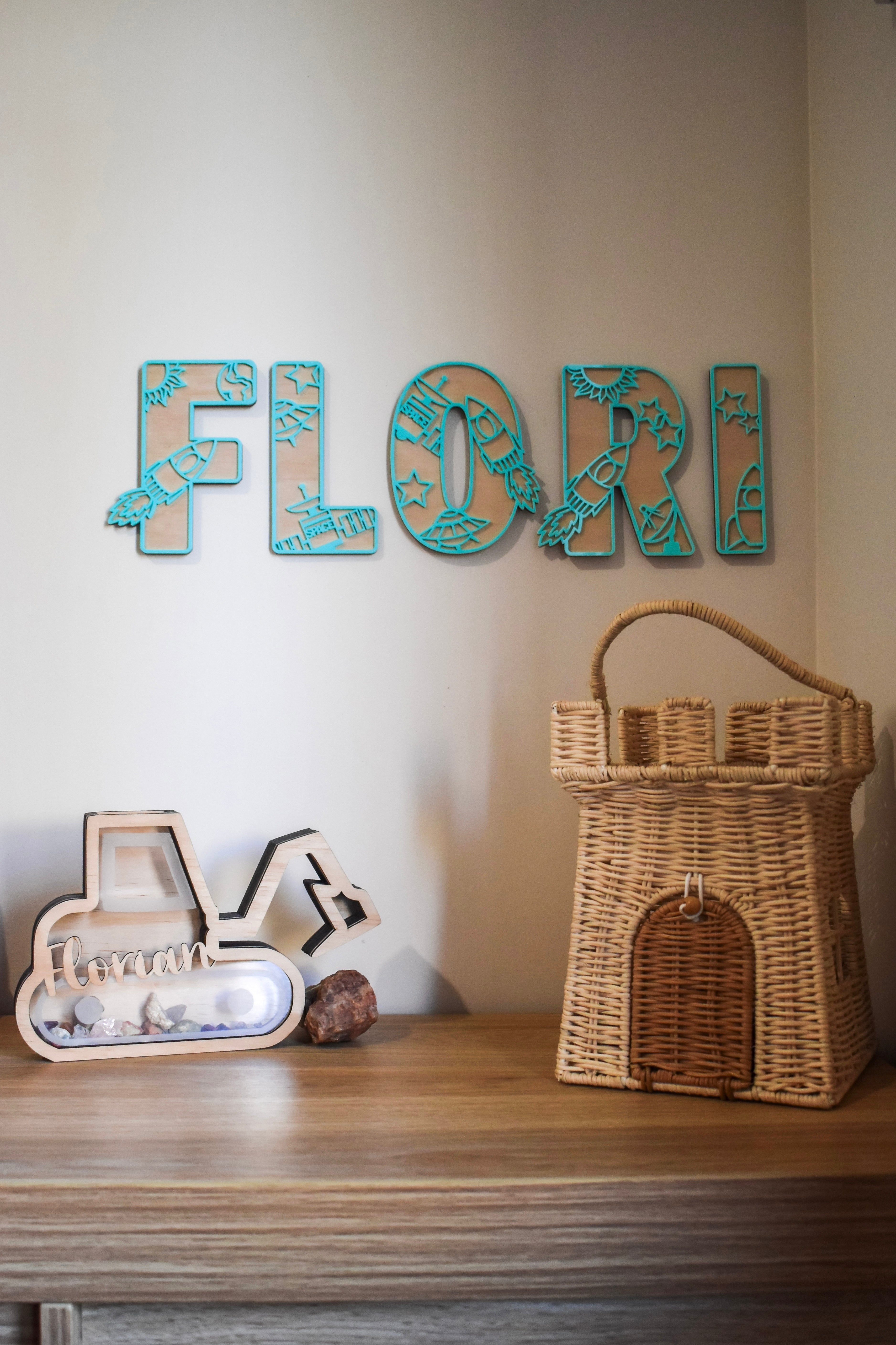 Space - Themed letters