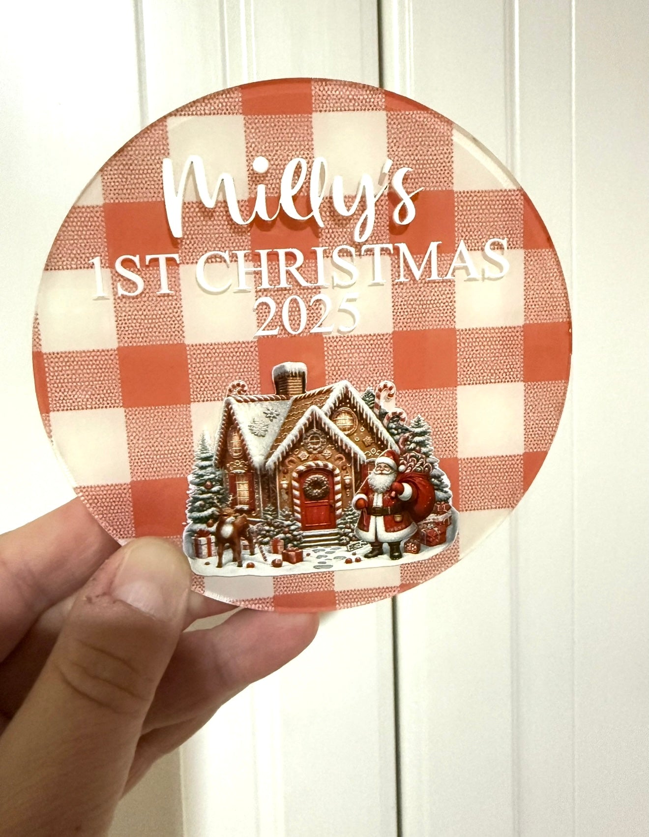Baby’s first Christmas plaque