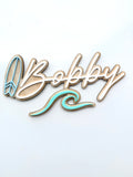 Surfboard - Name Plaque