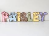 Rainbow/clouds - Themed letters