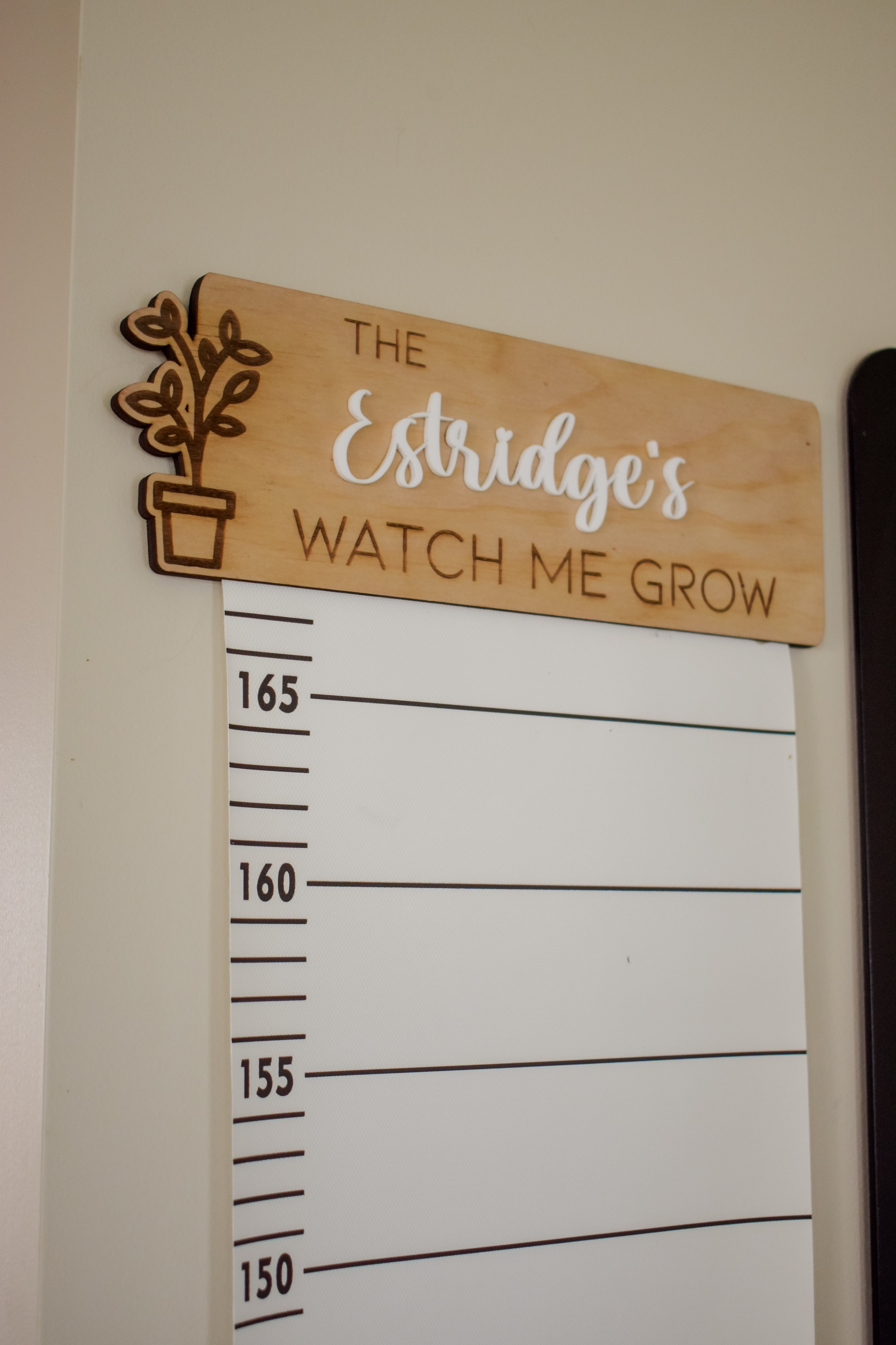 Height chart canvas style