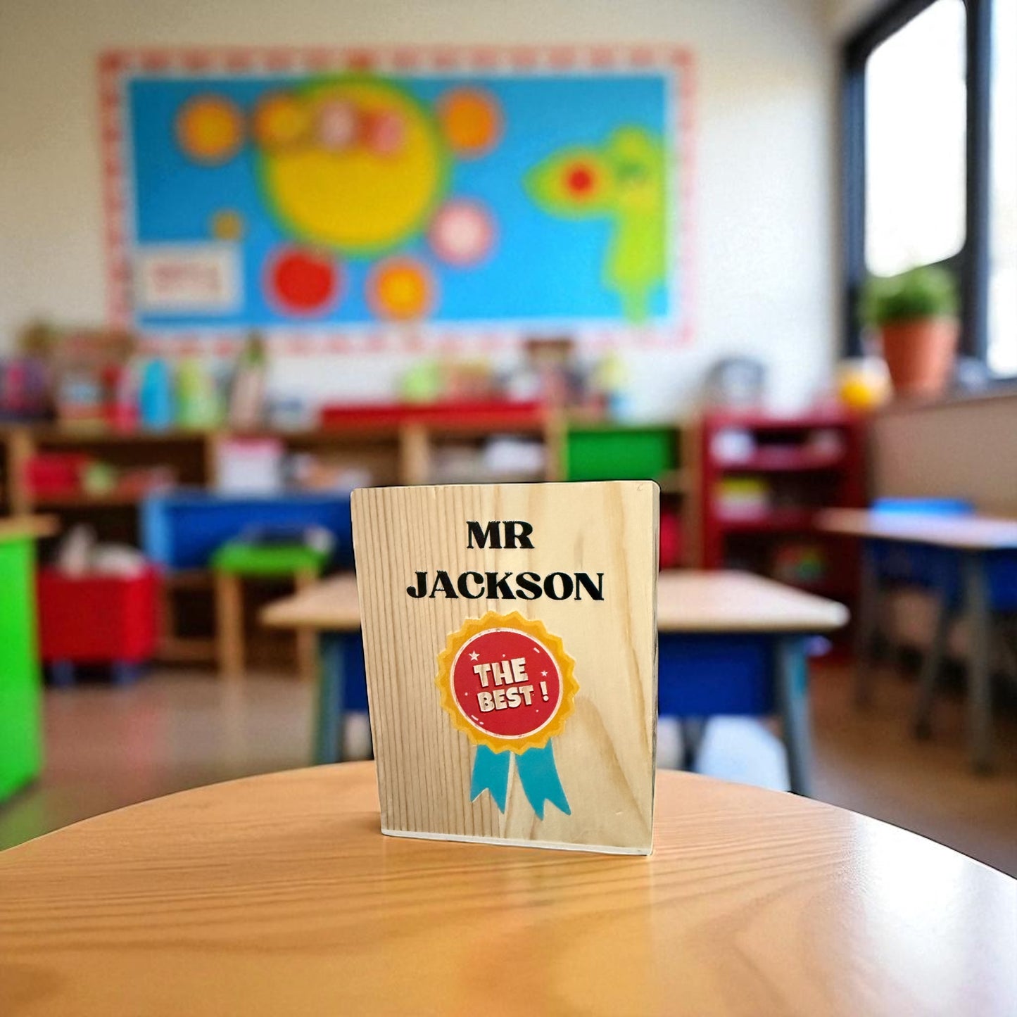 Teachers personalised pen cups