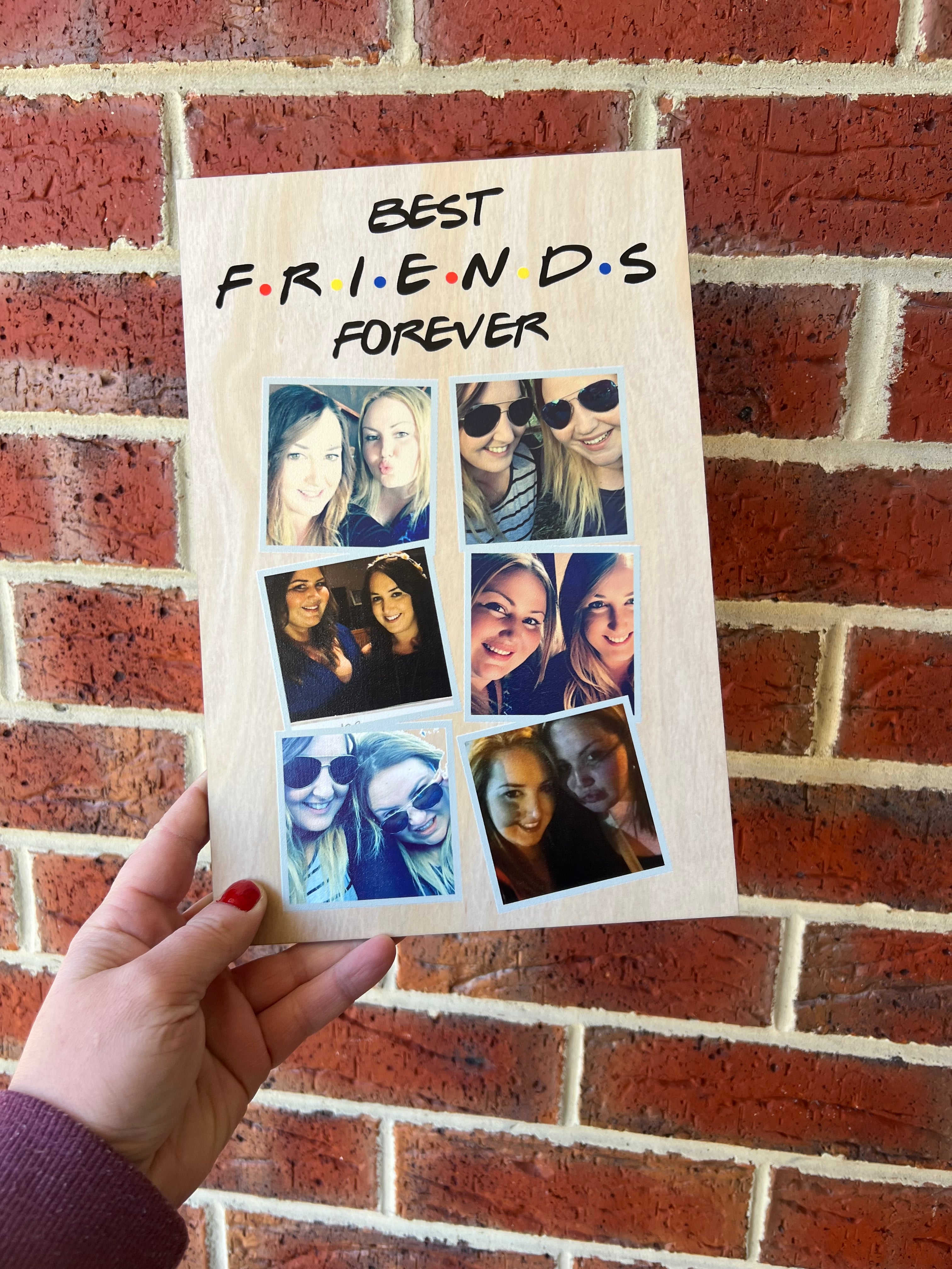 Friends - photo plaque - 4 Little Dreamers