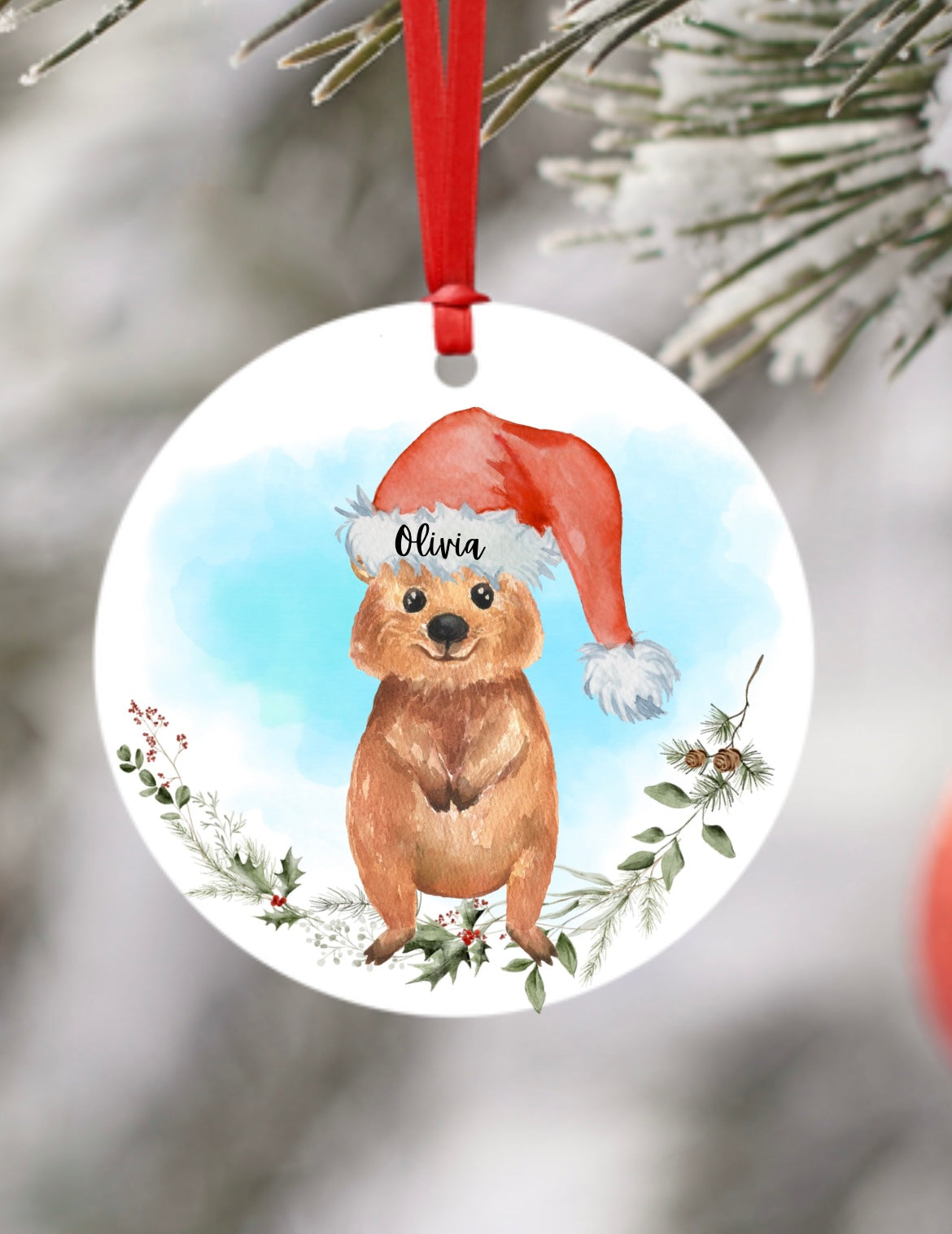 Australian themed Christmas ornaments