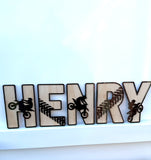 Motorbike - Themed letters